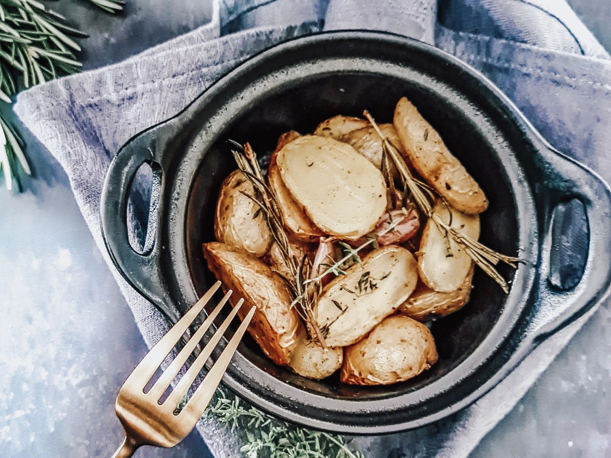 Pommes de terre parfumées aux&nbsp;herbes