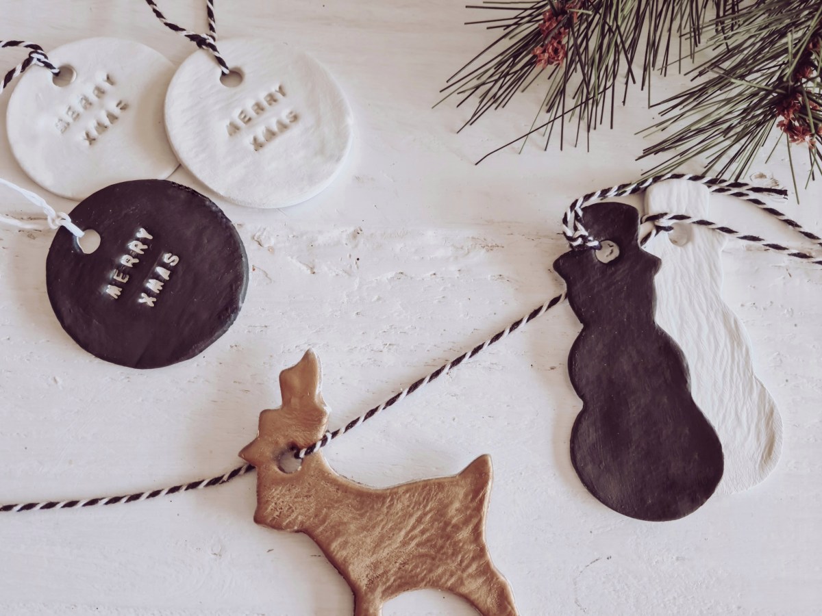 Je crée les décos de sapin avec mes&nbsp;chenapans!